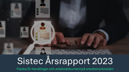 Falska ID-handlingar och arbetsdokument på arbetsmarknaden.